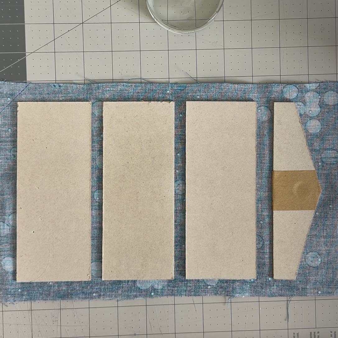 Building the hinged structure of the sunglasses case