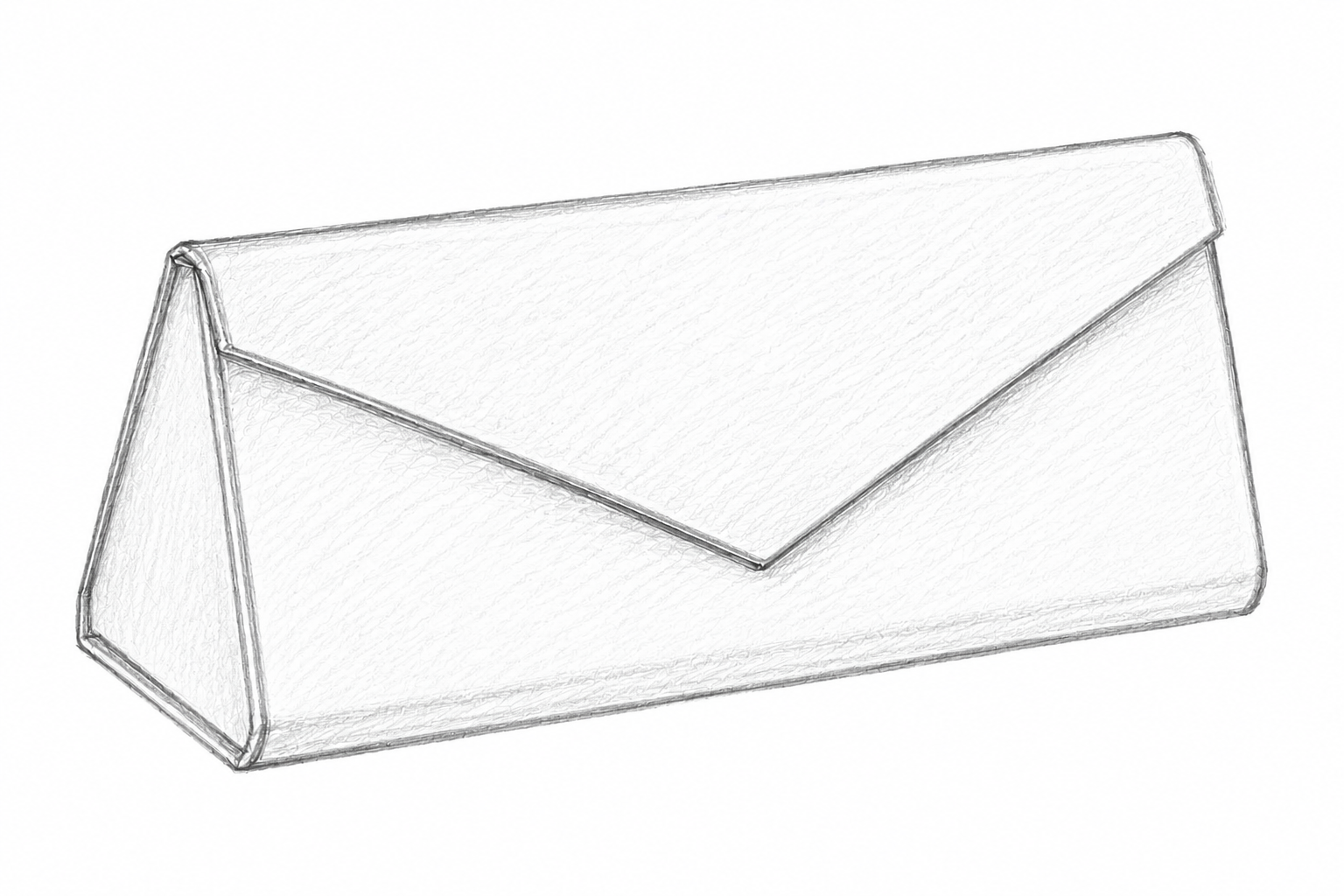 Winning sunglasses case design with a magnetic closure
