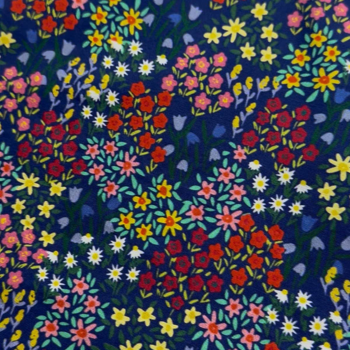 Bold floral pattern fabric option