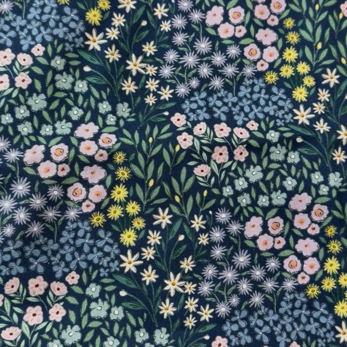 Calming floral pattern fabric option