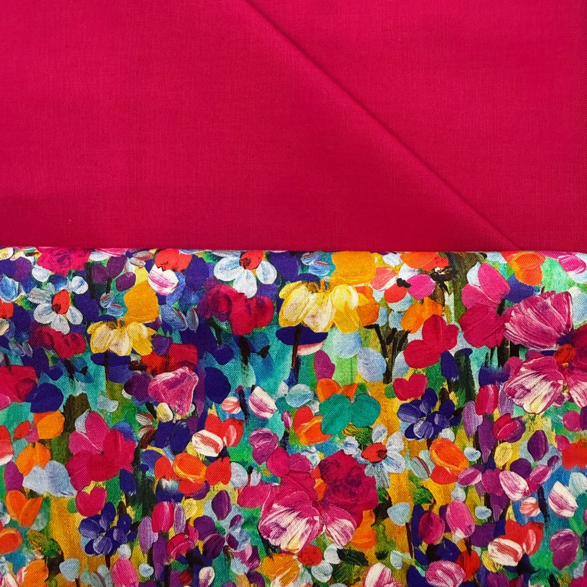 Pink solid fabric option